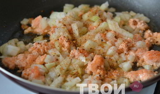 пирожки с рисом и семгой