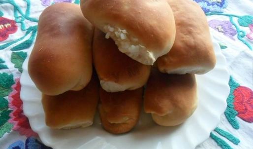 пирожки с рисом и яйцом в духовке