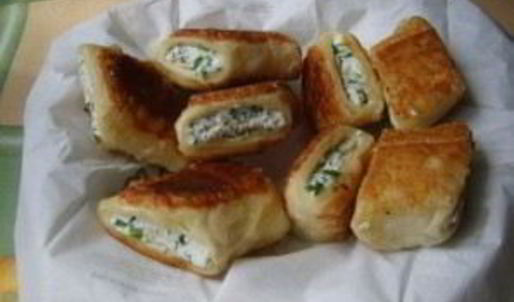 пирожки с творогом на сковороде