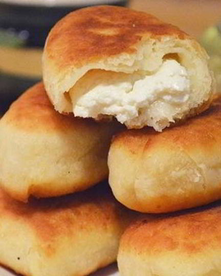 Рецепт пирожков с творожной начинкой