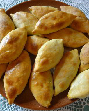 Пирожки с яйцом