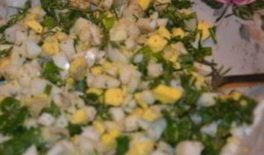 пирожки с зеленым луком и яйцом