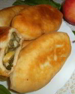 Пирожки со щавелем и яблоками