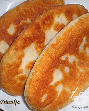 Пирожки жареные с куриным мясом и картофелем