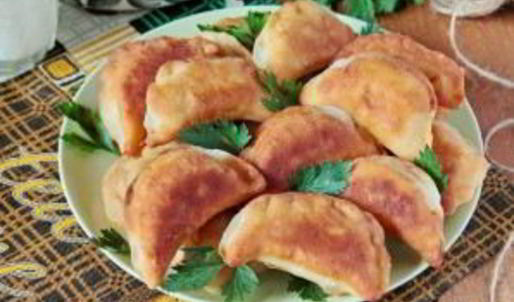 постные пирожки с фасолью