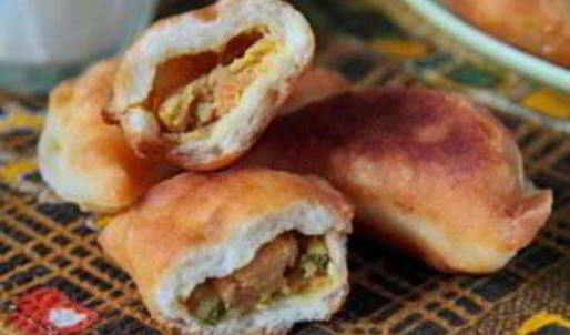 постные пирожки с фасолью