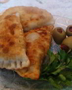 Постные жареные пирожки с тыквой и каперсами