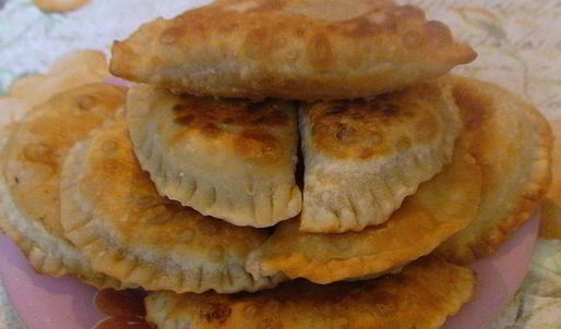 постные жареные пирожки с тыквой и каперсами