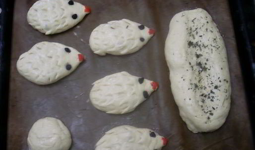 сладкие пирожки ежики