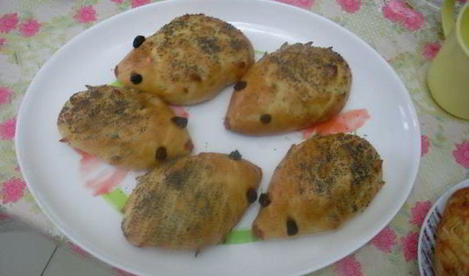 сладкие пирожки ежики