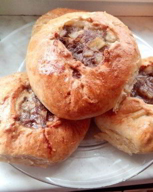 Татарские пирожки с картошкой и мясом Вак белиш