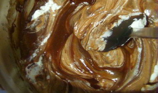 брауни и шоколадный парфе