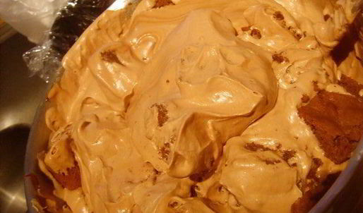 брауни и шоколадный парфе