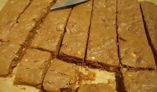 брауни и шоколадный парфе