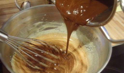 брауни и шоколадный парфе