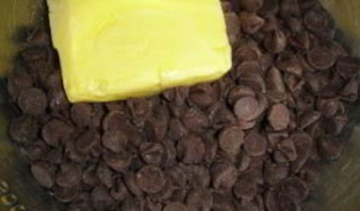 брауни с черным шоколадом