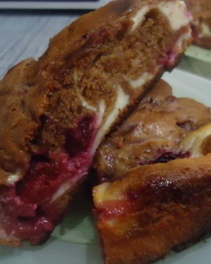 Рецепт брауни с творогом и вишней