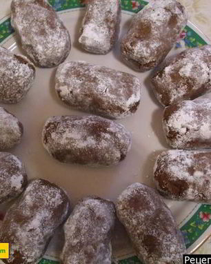 Классическое пирожное Картошка из печенья