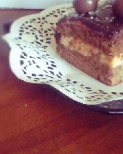 Рецепт кофейного пирожного с шоколадом