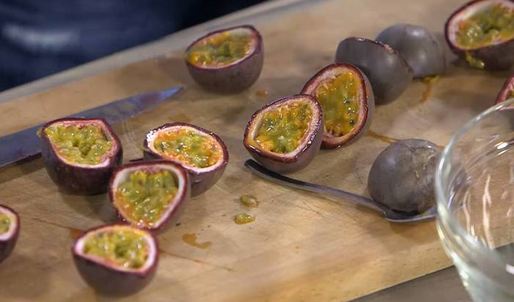 лимонные пирожные с маракуйей