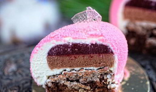 муссовое пирожное зимняя вишня