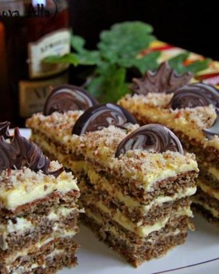 Рецепт нежного пирожного гармония