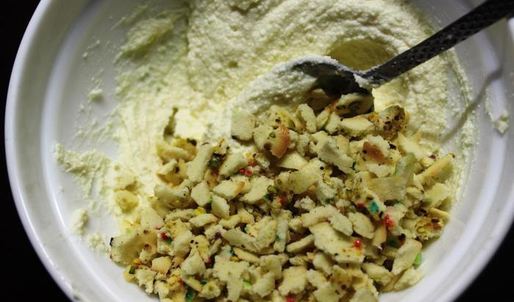 новогодние пирожные елочки с начинкой