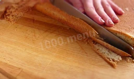 пирожное белочка с орехами и сгущенкой