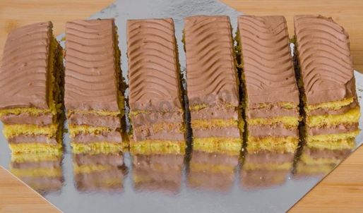 пирожное бисквитное с кремом