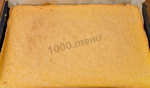 пирожное бисквитное с кремом