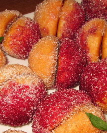 Рецепт пирожного персик