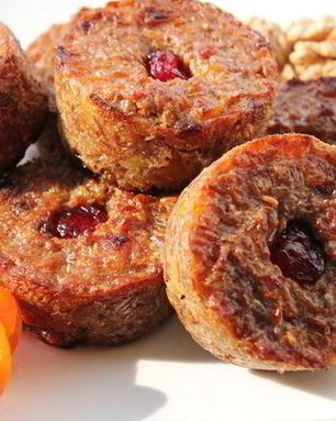 Пирожные из пророщенной пшеницы