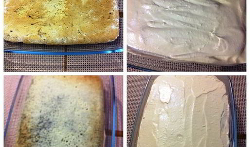 пирожные маковые с кофейным кремом