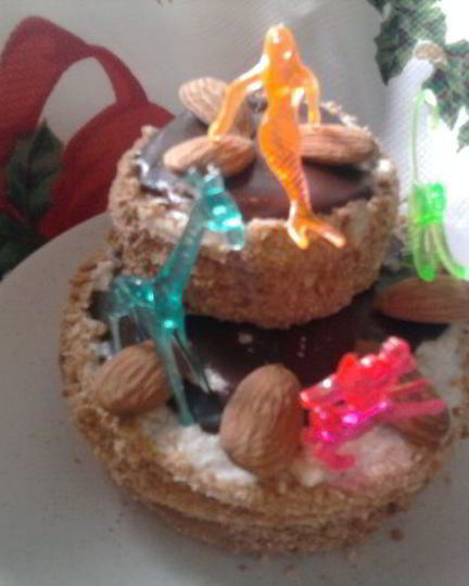 Рецепт пирожных медовое наслаждение