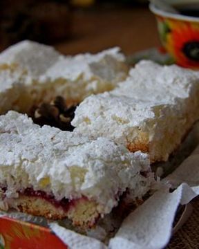 Пирожные с кокосовой стружкой