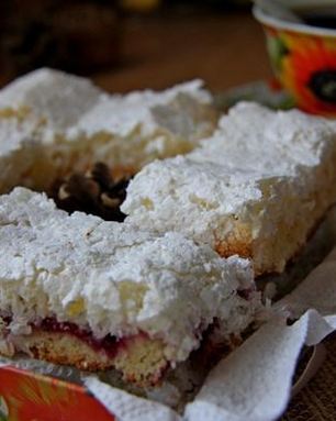 Пирожные с кокосовой стружкой