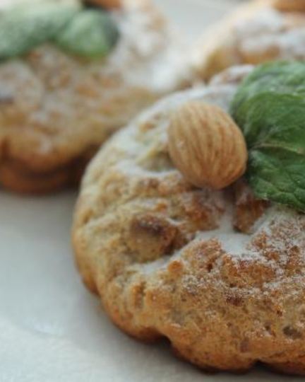 Рецепт пирожных с миндалем