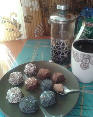 Постные пирожные из красной чечевицы