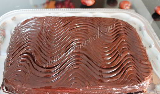 шоколадно-банановые пирожные