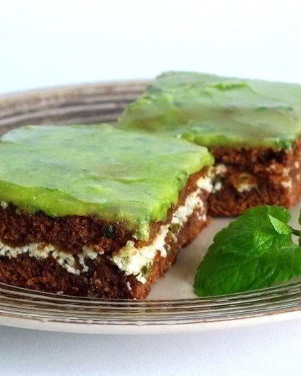 Рецепт шоколадна-мятных брауни