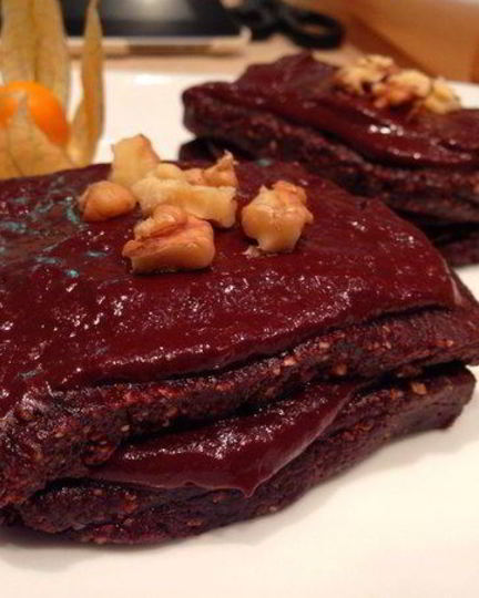 Рецепт шоколадного сырого пирожного