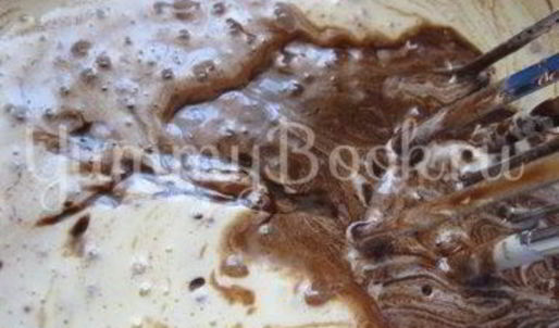 шоколадные брауни на манке с миндалем