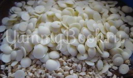 шоколадные брауни на манке с миндалем