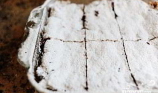 шоколадные пирожные с орехами