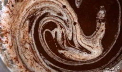 шоколадные пирожные с шоколадным кремом