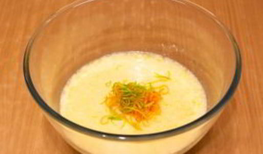 цитрусовые пирожные валентинки с фруктами