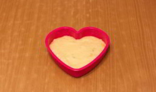 цитрусовые пирожные валентинки с фруктами