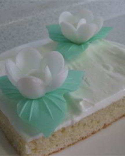 Рецепт цветущих пирожных