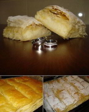 Турецкое свадебное пирожное