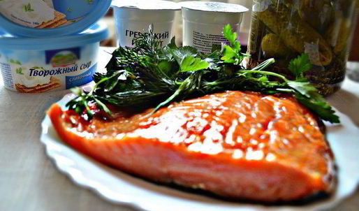 закусочные пирожные из лосося и шпината семужкин каприз